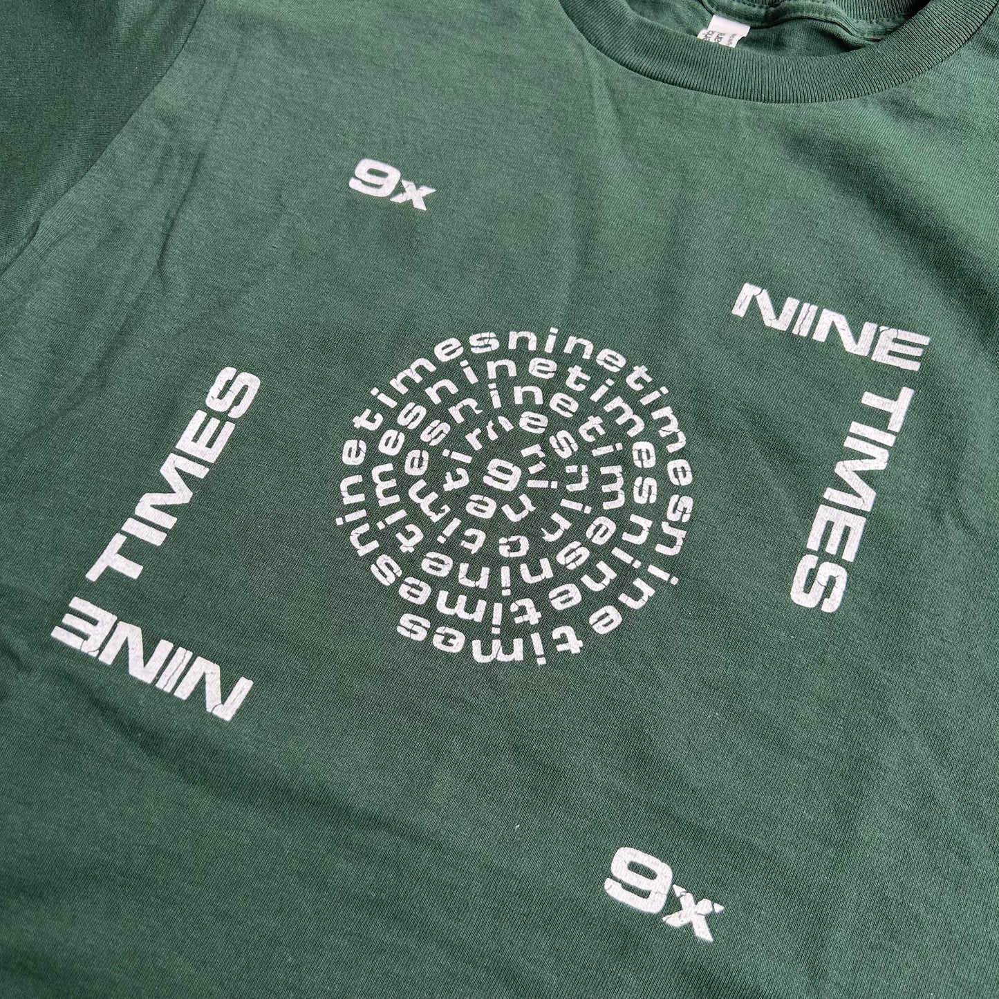 Ninetimes Letraset Tee - Forest
