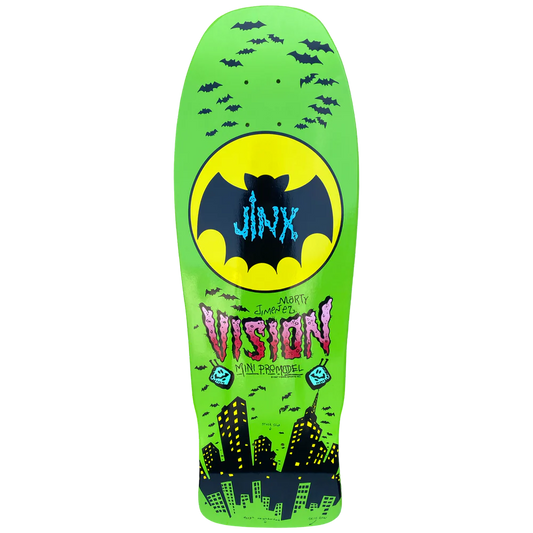 Vision Jinx Mini Modern Concave Deck - 10"x30.25" Lime