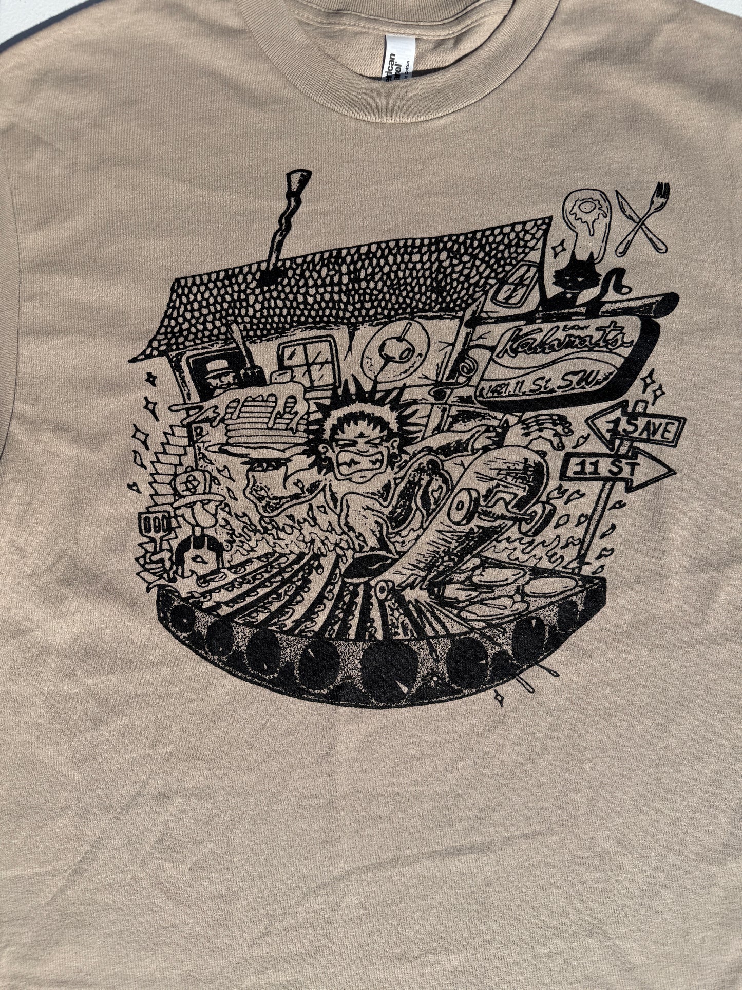 Ninetimes Grill Master Tee - Sand