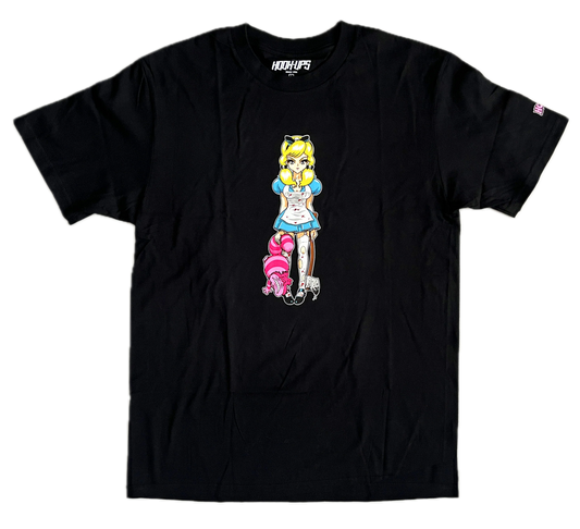 Hook-Ups Evil Alice Tee - Black