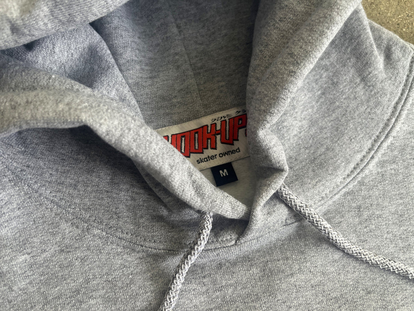 Hook-Ups Barrel Of A Gun Hoodie - Heather Grey