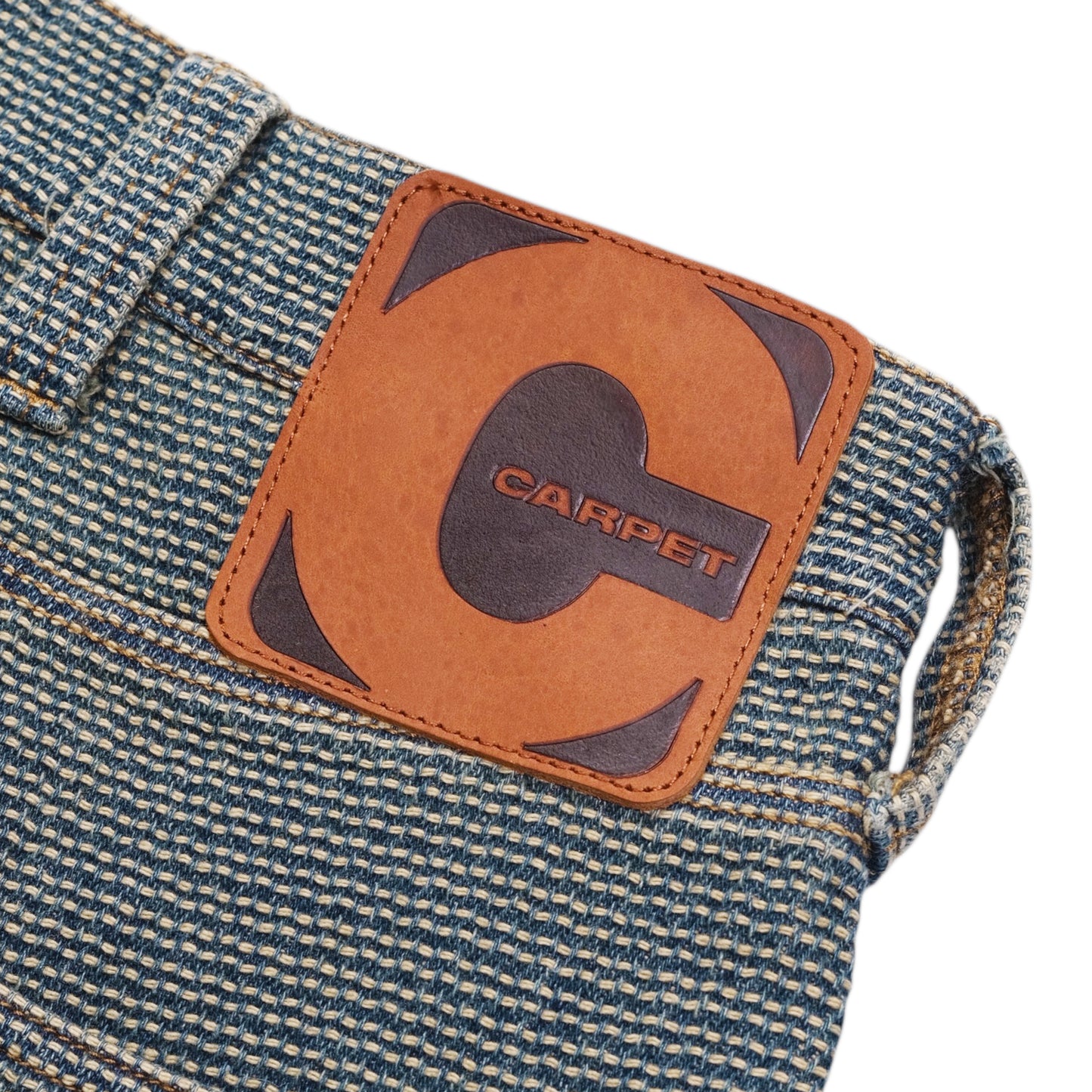 Carpet Company Interlock Stitch Denim Jeans - Black