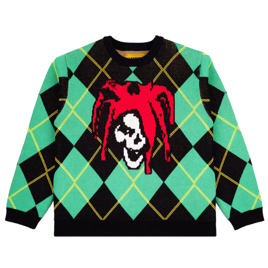 Carpet Company Jester Knit Sweater - Argyle