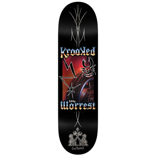 Krooked Worrest Chrome Zone Deck - 8.3 Twin Tail Slick