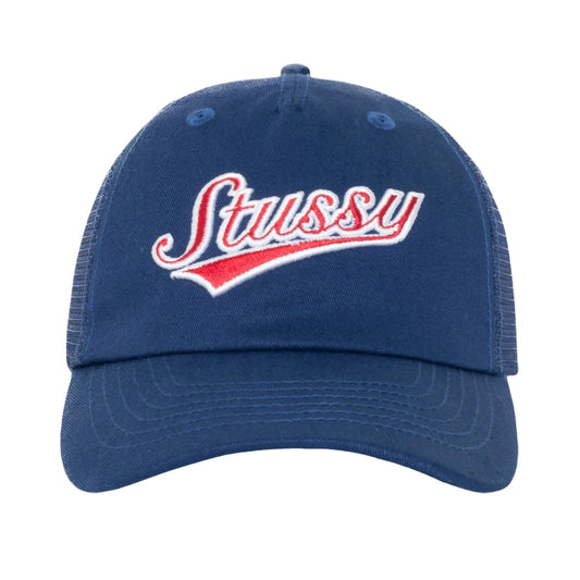Stussy Low Pro Trucker Athletic Cap - Light Navy