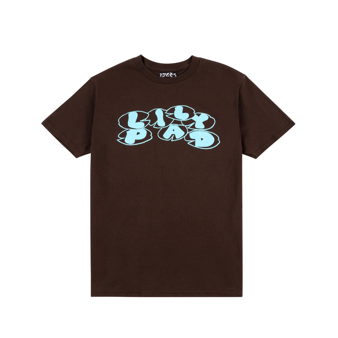 Lilypad Wordmark Tee - Brown