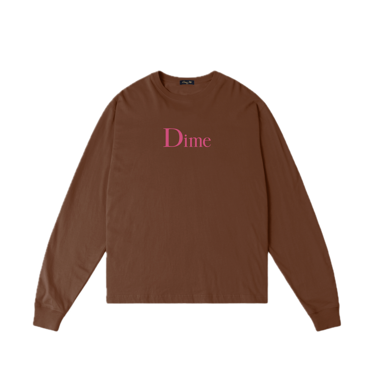 Dime Classic Big Logo Longsleeve Tee - Americano
