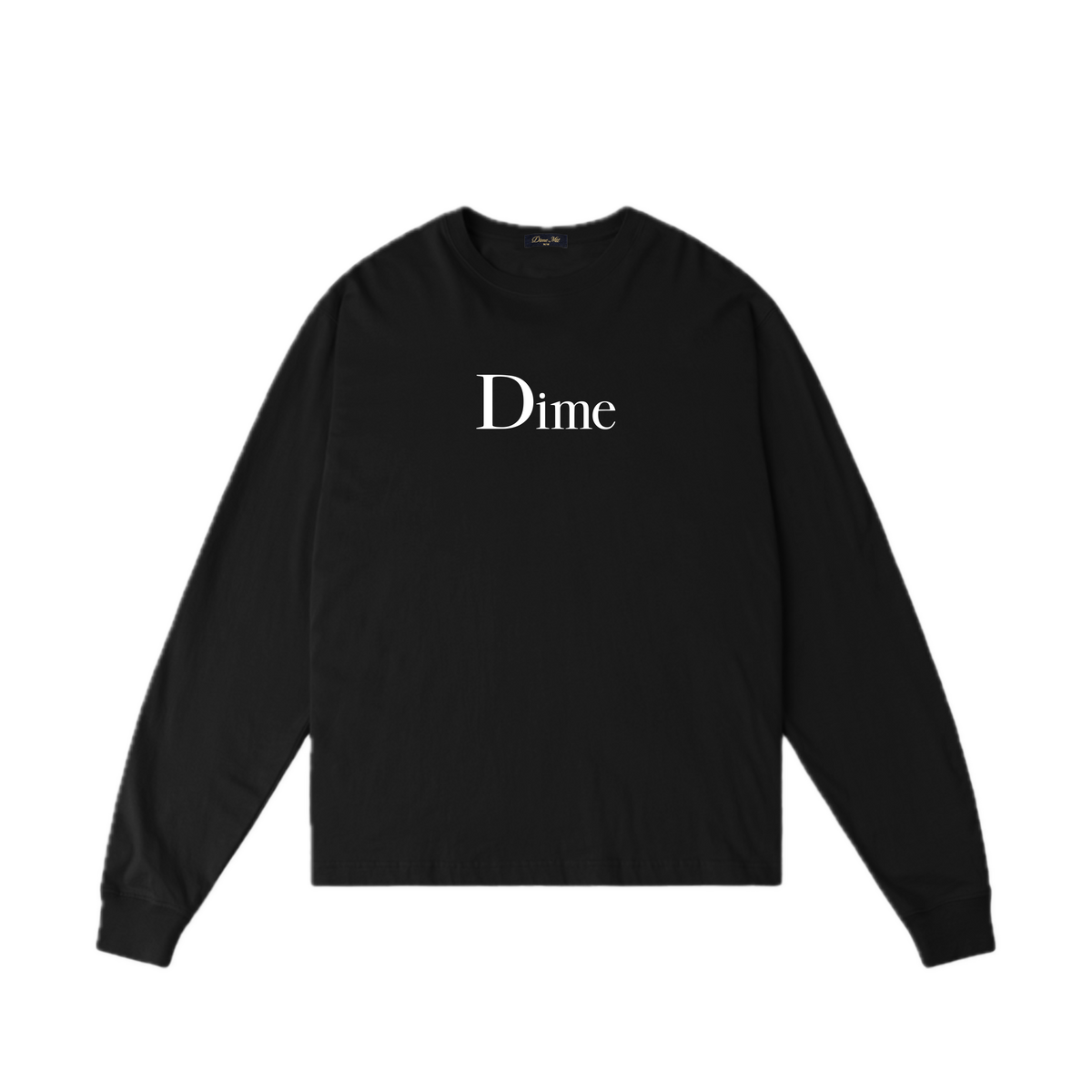 Dime Classic Big Logo Longsleeve Tee - Pirate Black