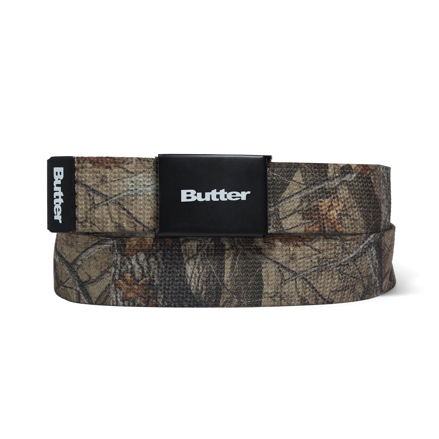 Butter Goods Logo Woven Belt - Forest Camo