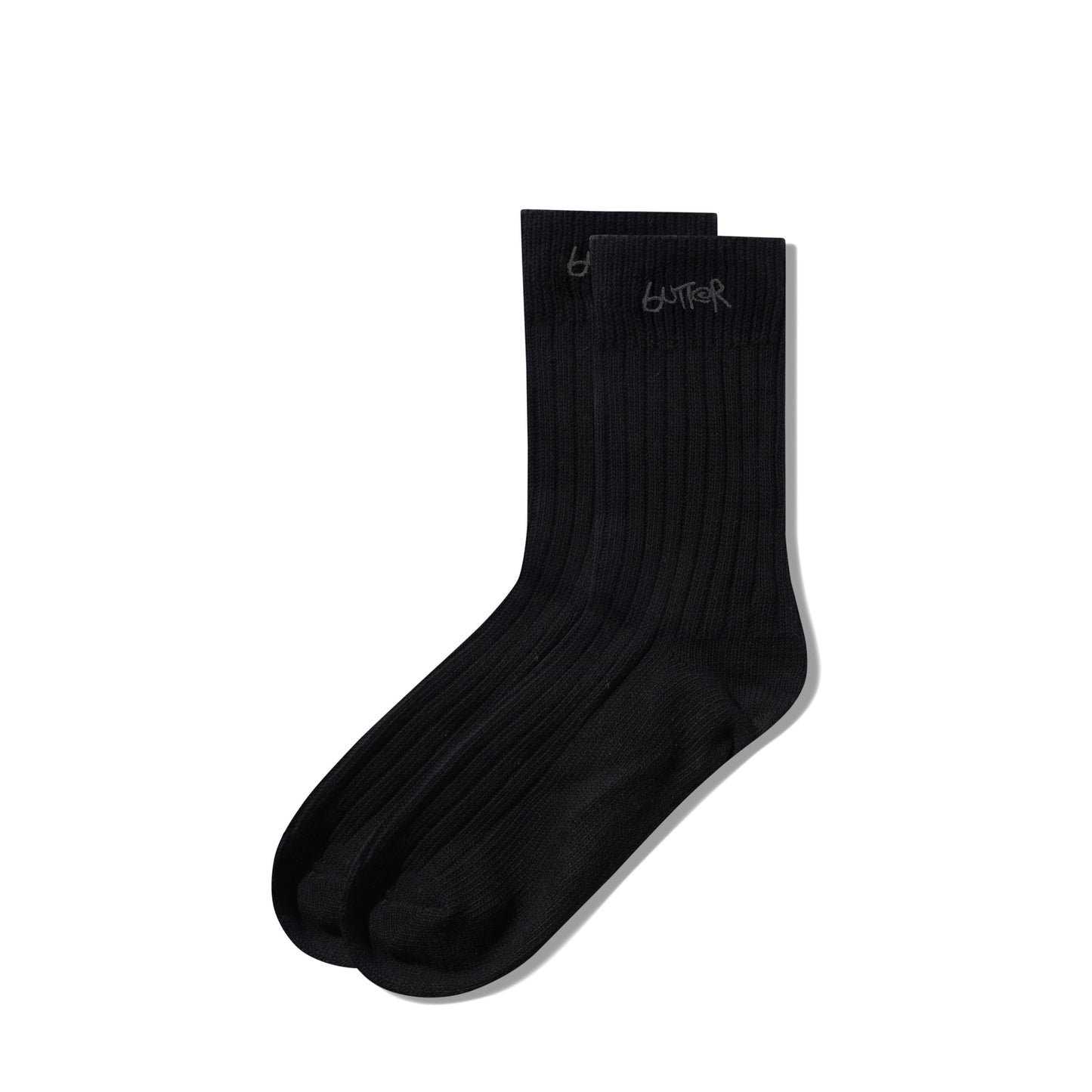 Butter Goods Mid Cut Socks - Black