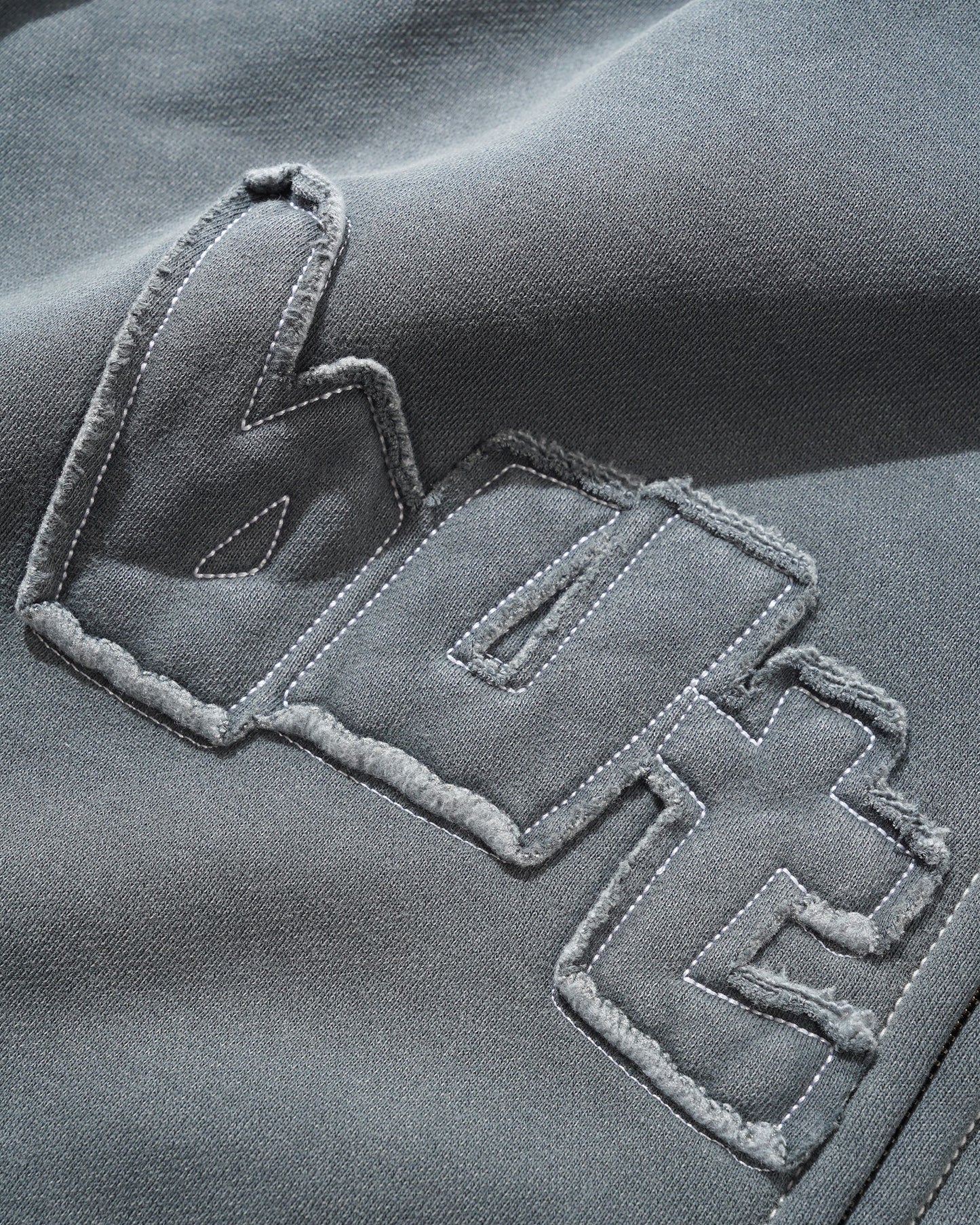 Butter Goods Mineral Wash Zip Hoodie - Charcoal