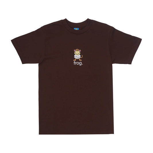 Frog Krazy Monk Tee - Brown