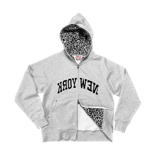 Star Team New York Full Zip Hoodie - Grey