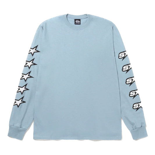 Stussy Speedway Longsleeve Tee - Slate
