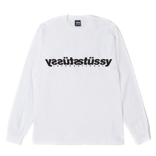 Stussy Mirror Longsleeve Tee - White
