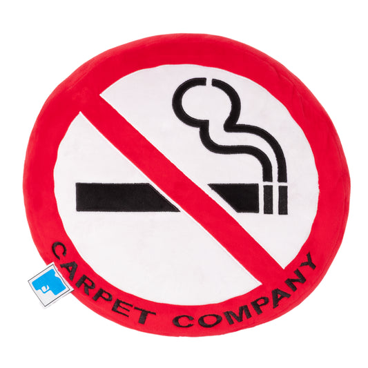 Carpet Company No Smoking Pillow - Red