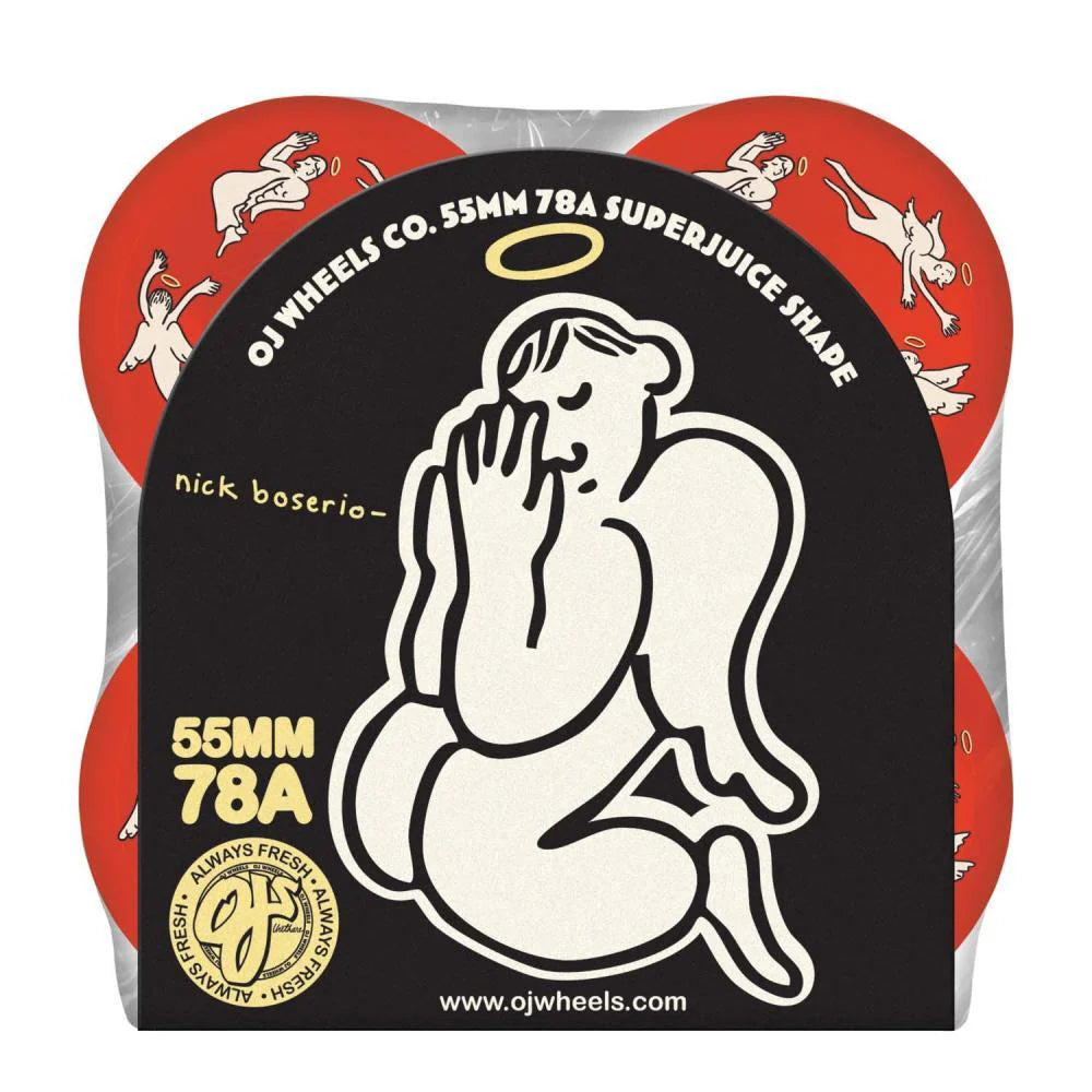 OJs Boserio Holy Angels Mini Super Juice Wheels - 78A 55mm Red