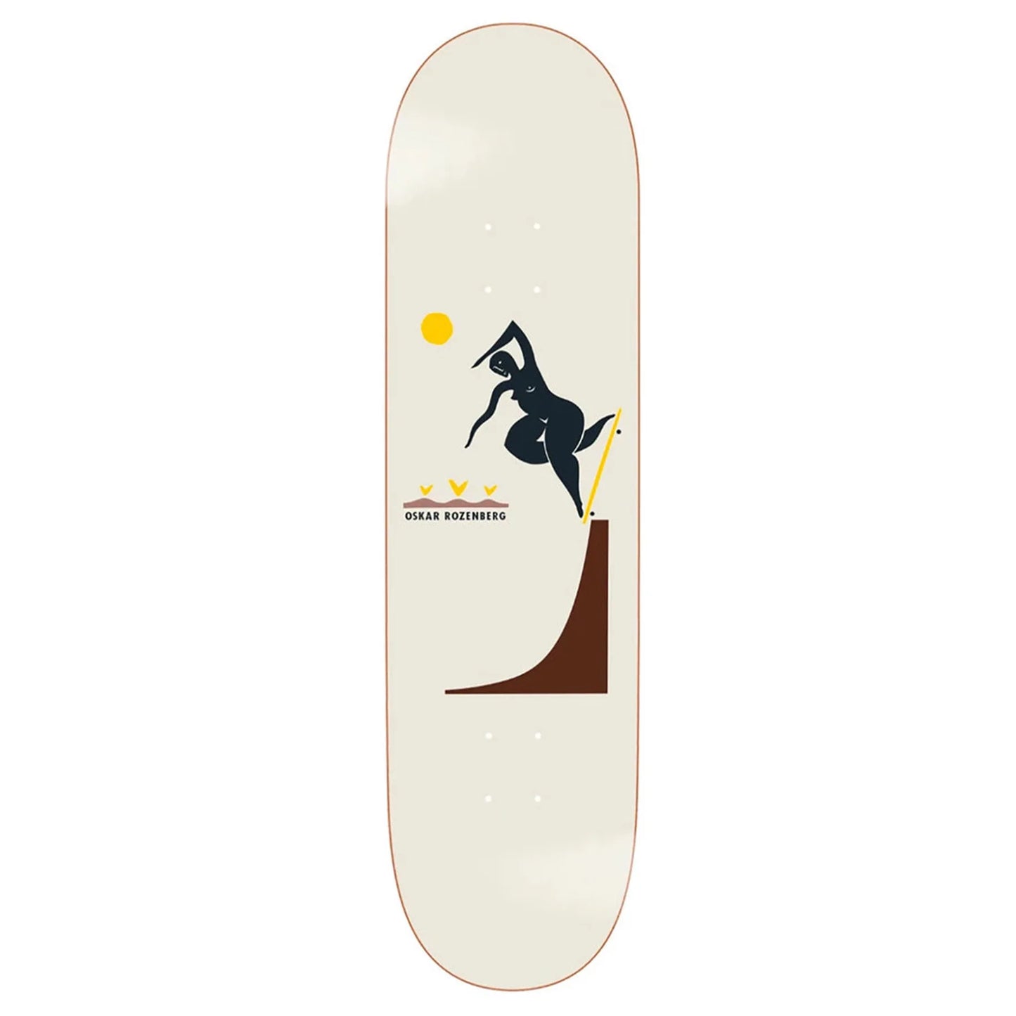 Polar Oskar Rozenberg BS Noseblunt Deck - 8.5 Cream