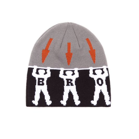 Bronze 56K Arrow Skully Beanie - Black