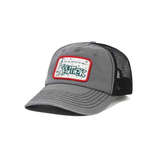 Butter Goods Pay Up Trucker Cap - Faded Grey