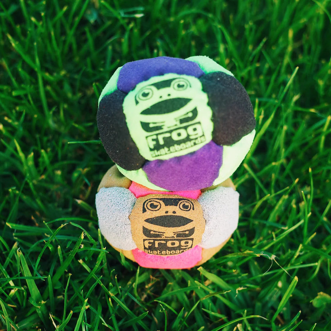Frog Hacky Sack - Pink/Grey