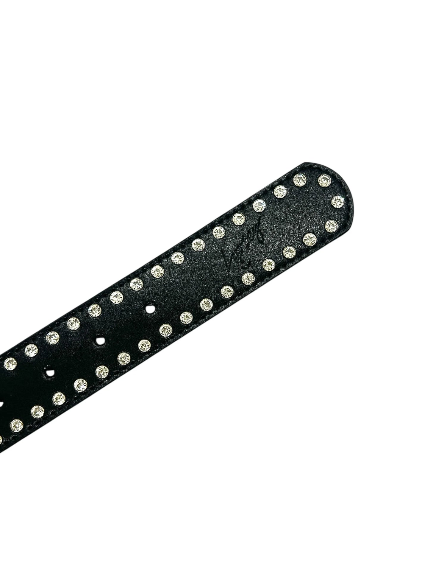Loosey Gecko Rhinstone Belt - Block