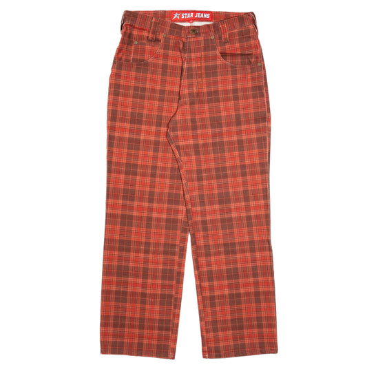 Carpet Company C-Star Plaid Jeans - Brown