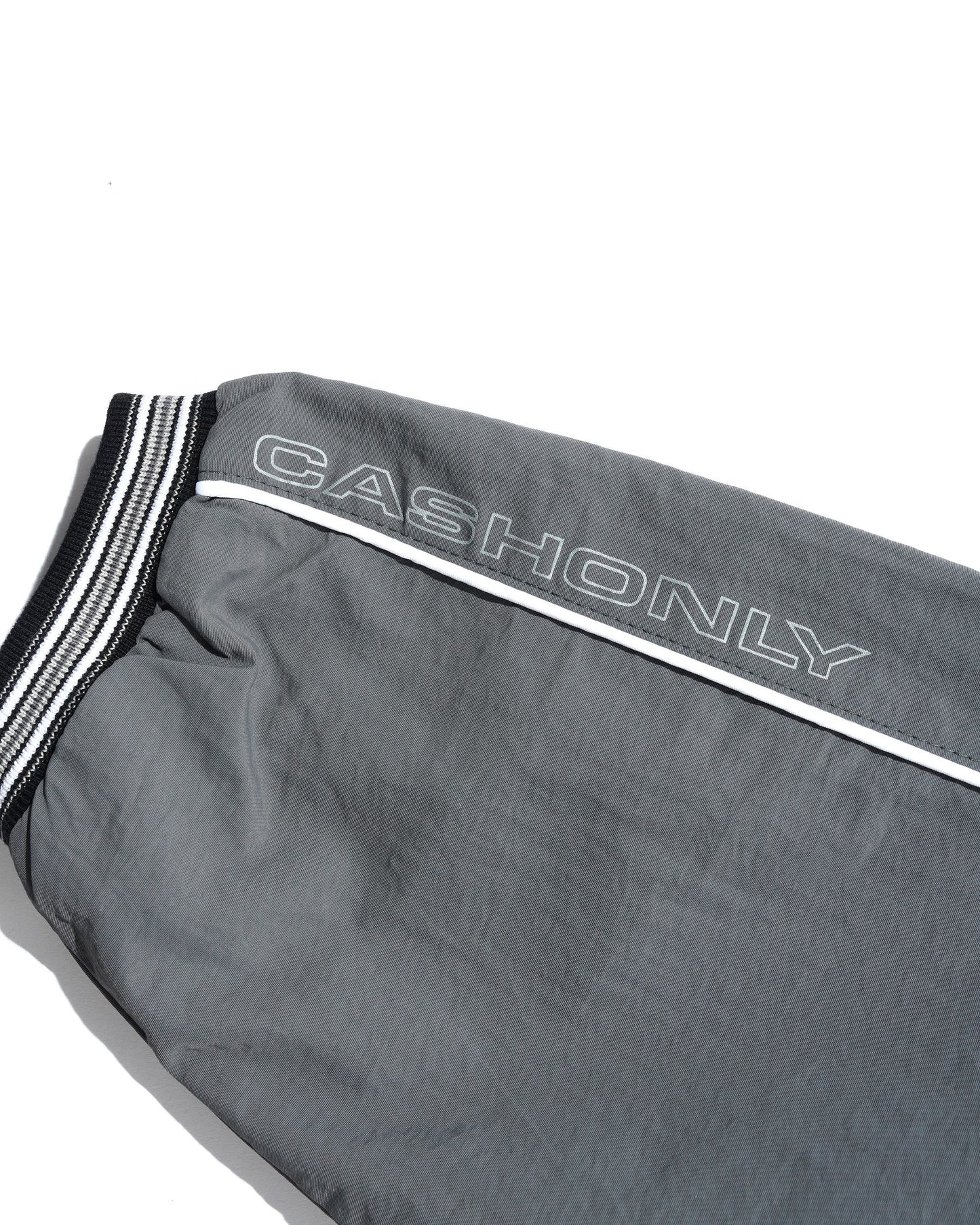Cash Only Point Nylon Pullover - Grey