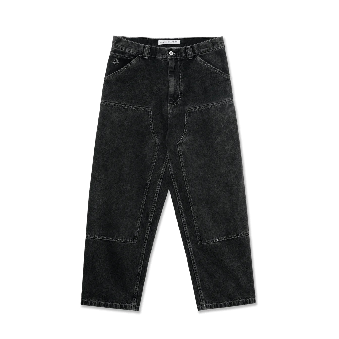 Polar Big Boy Double Knee Work Pant - Silver/Black – Ninetimes Polar Big Boy Double Knee Work Pant - Silver/Black – Ninetimes