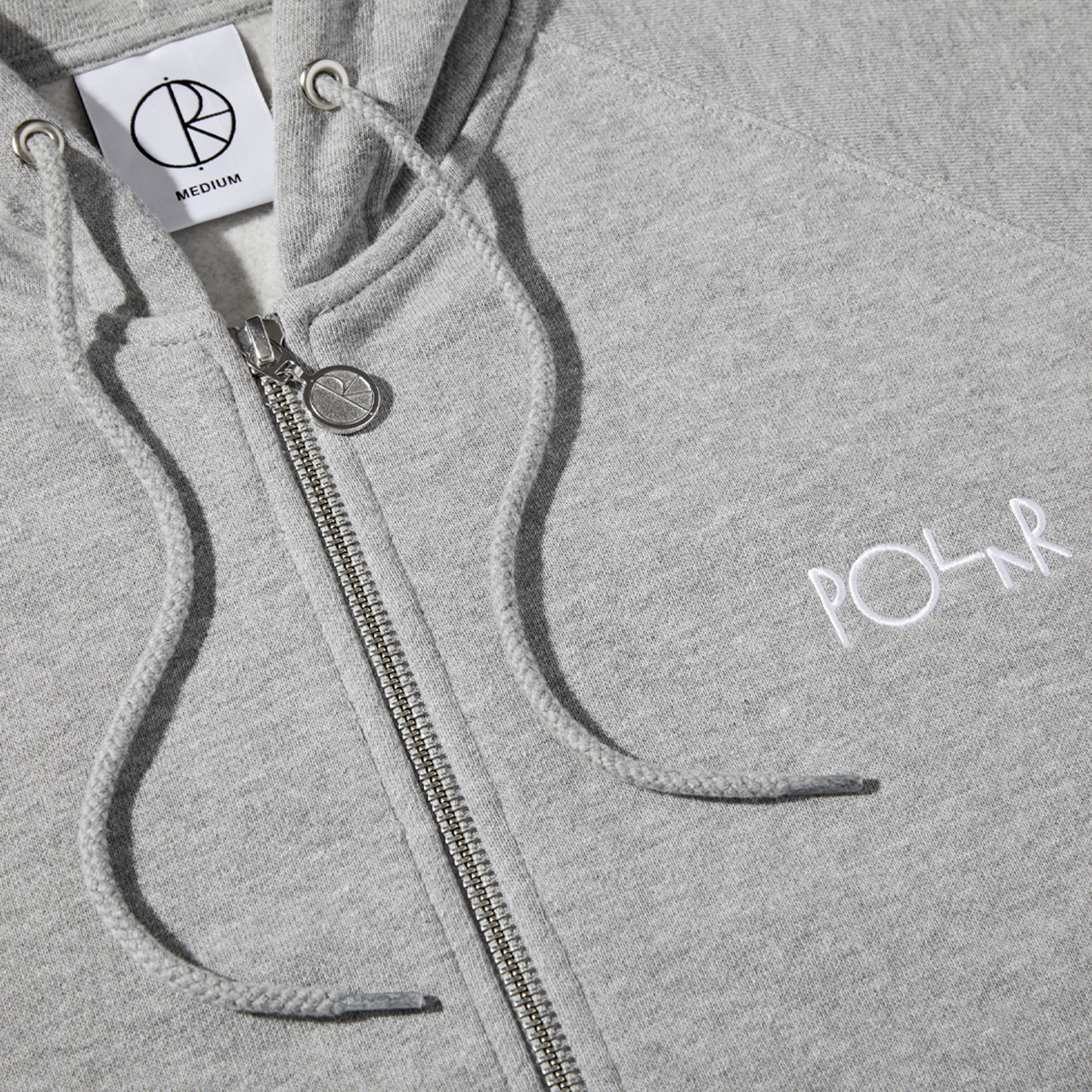 Polar Default Zip Hood - Heather Grey