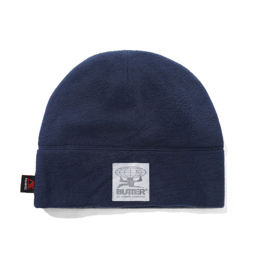 Butter Goods Polartec Skully Beanie - Navy