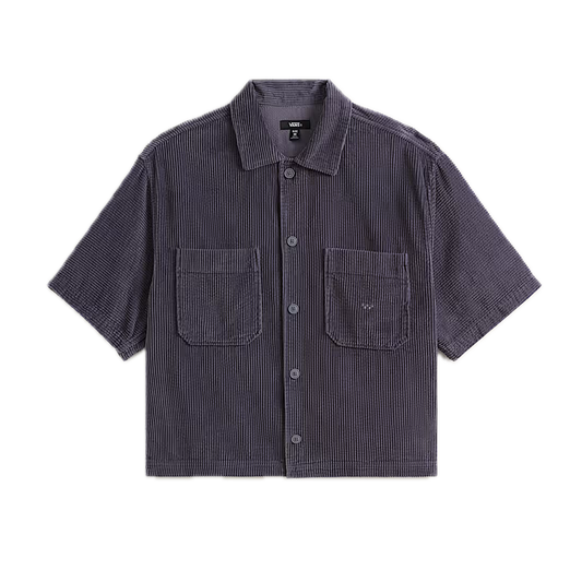Vans Cord Button Up Shirt - Steel Shadow