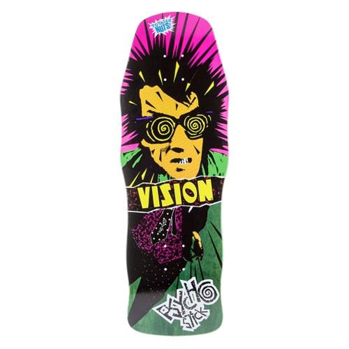 Vision Psycho Stick Modern concave Deck - 10"x29.75" Green stain