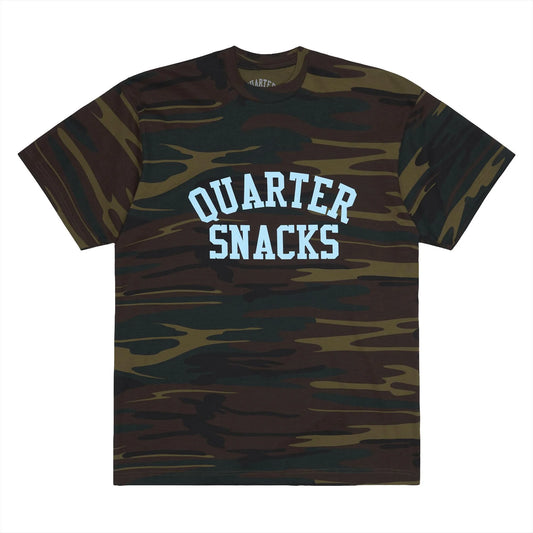 Quartersnacks Camo Arch Tee - Woodland