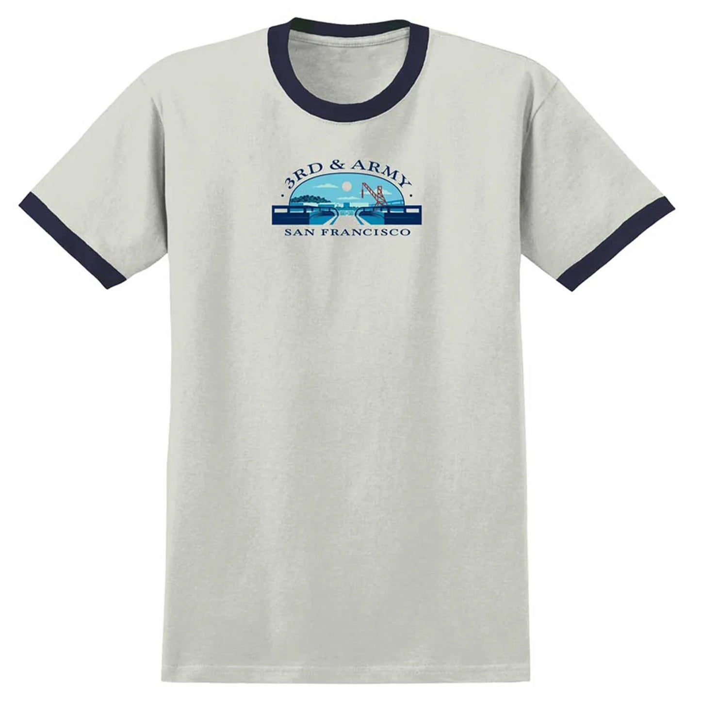 Real 3rd & Army Ringer Tee - Natural