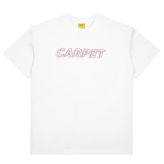 Carpet Company Misprint Rhinestone Tee - White