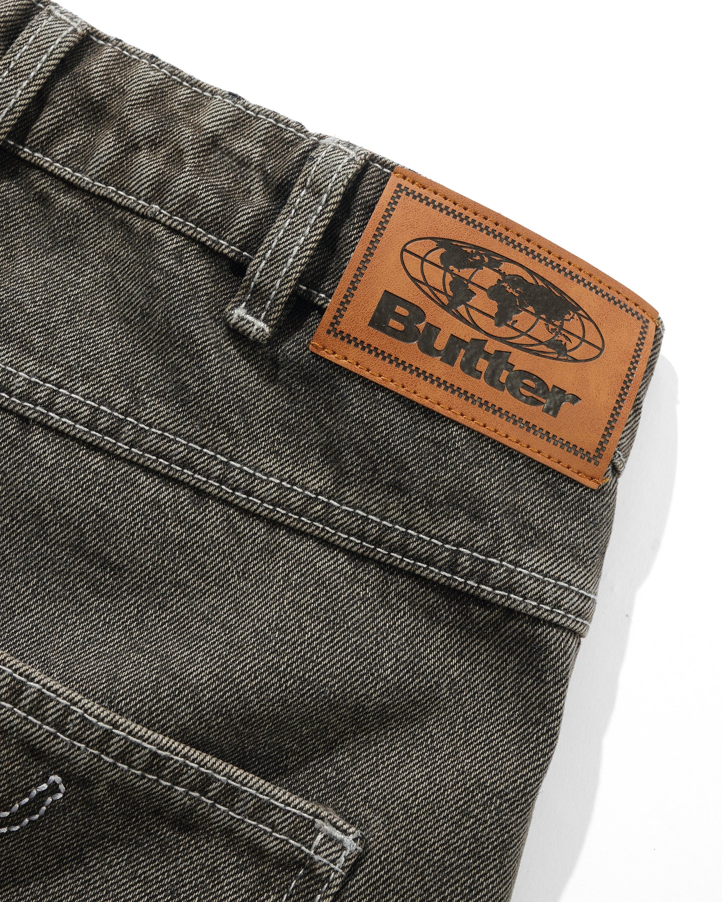 Butter Goods Roach Denim Shorts - Black Wash