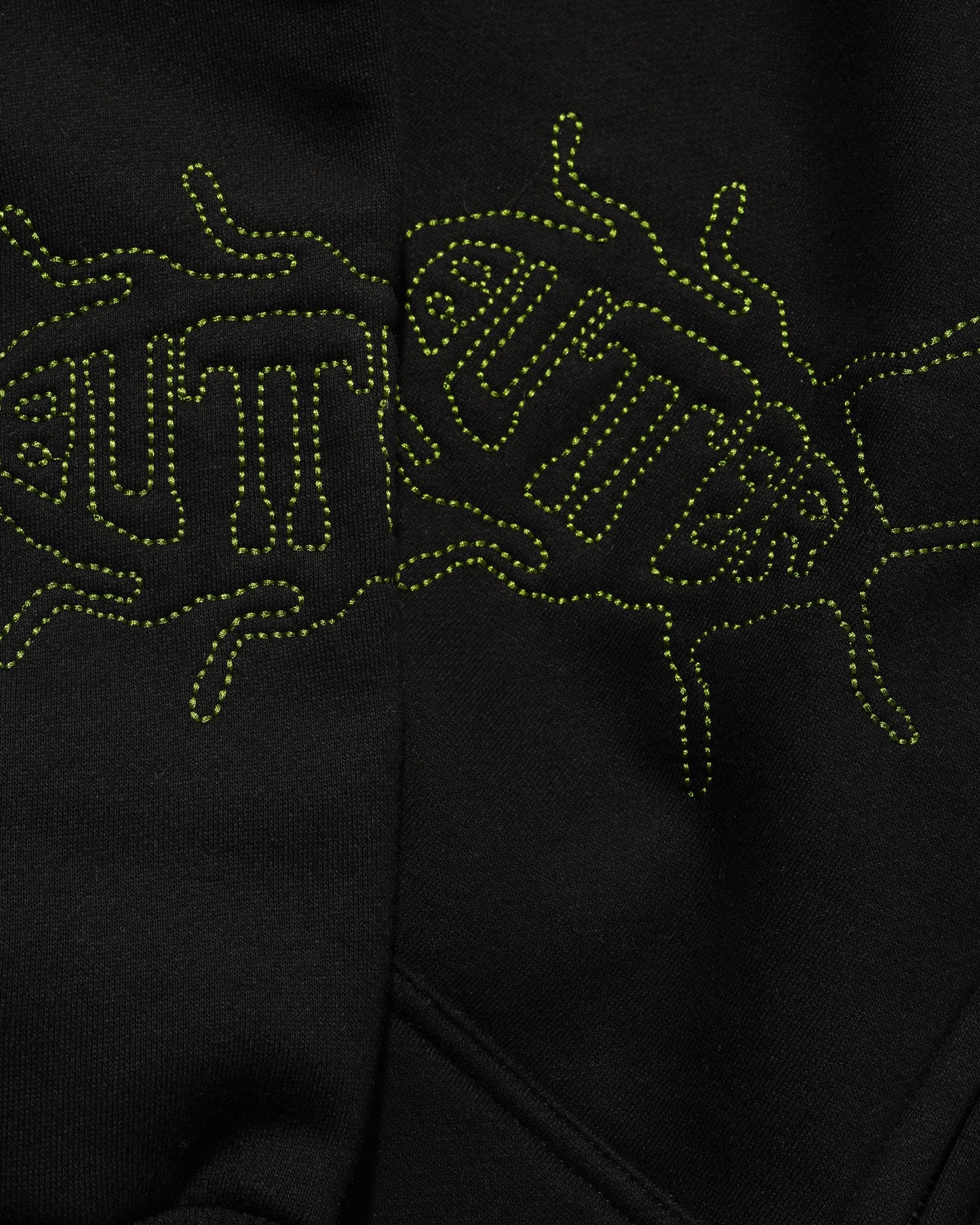 Butter Goods Roach Zip Up Hoodie - Black
