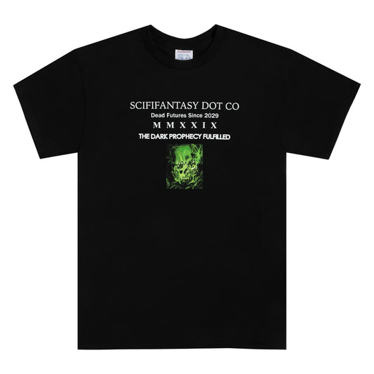 Sci-Fi Fantasy Dark Prophecy Tee - Black