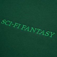 Load image into Gallery viewer, Sci-Fi Fantasy Logo Hood - Dark Green