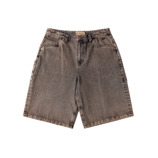 Dime Classic Denim Shorts - Premium Brown