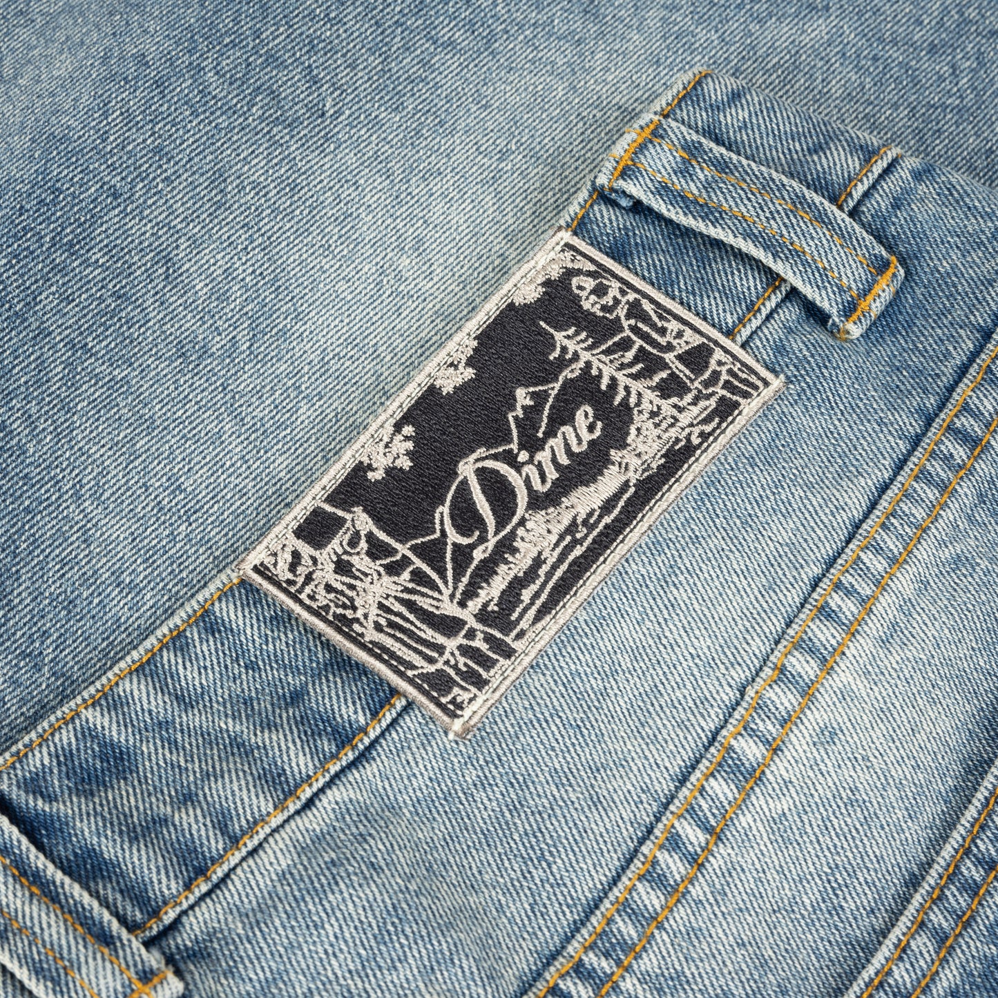 Dime Classic Denim Shorts - Sandblasted Indigo