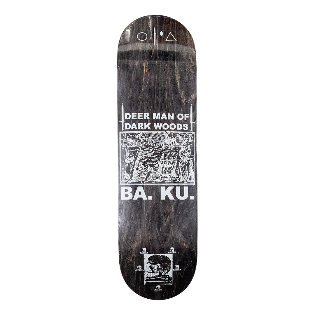 Skull Skates BA. KU. Deer Man Deck - 8.75 x 32