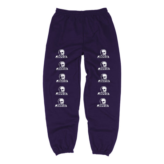 Skull Skates Side Logo Sweatpant - Purple