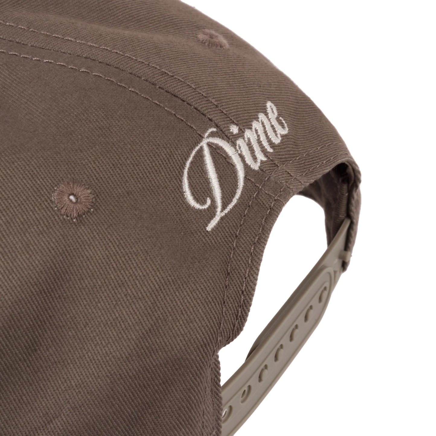 Dime Cursive D Baseball Cap - Taupe