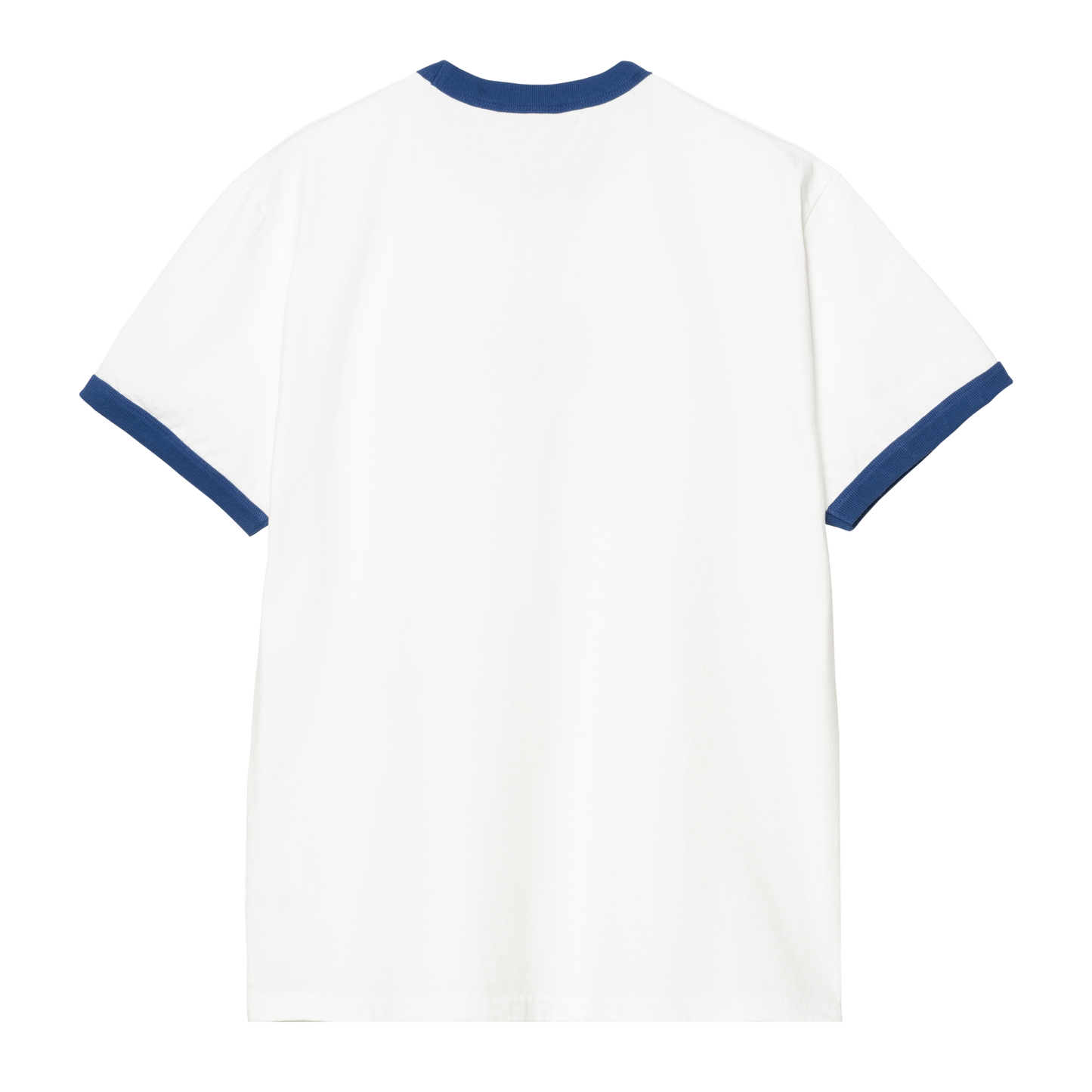 Carhartt WIP Connection Script Ringer Tee - White/Wolfsbane Heavy Enzyme Wash