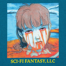 Load image into Gallery viewer, Sci-Fi Fantasy Leaking Eyes Tee - Sea Blue