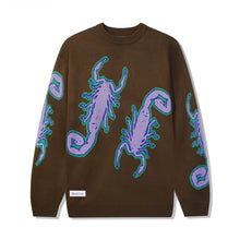 Load image into Gallery viewer, Butter Goods Scorpion Knit Sweater - Brown