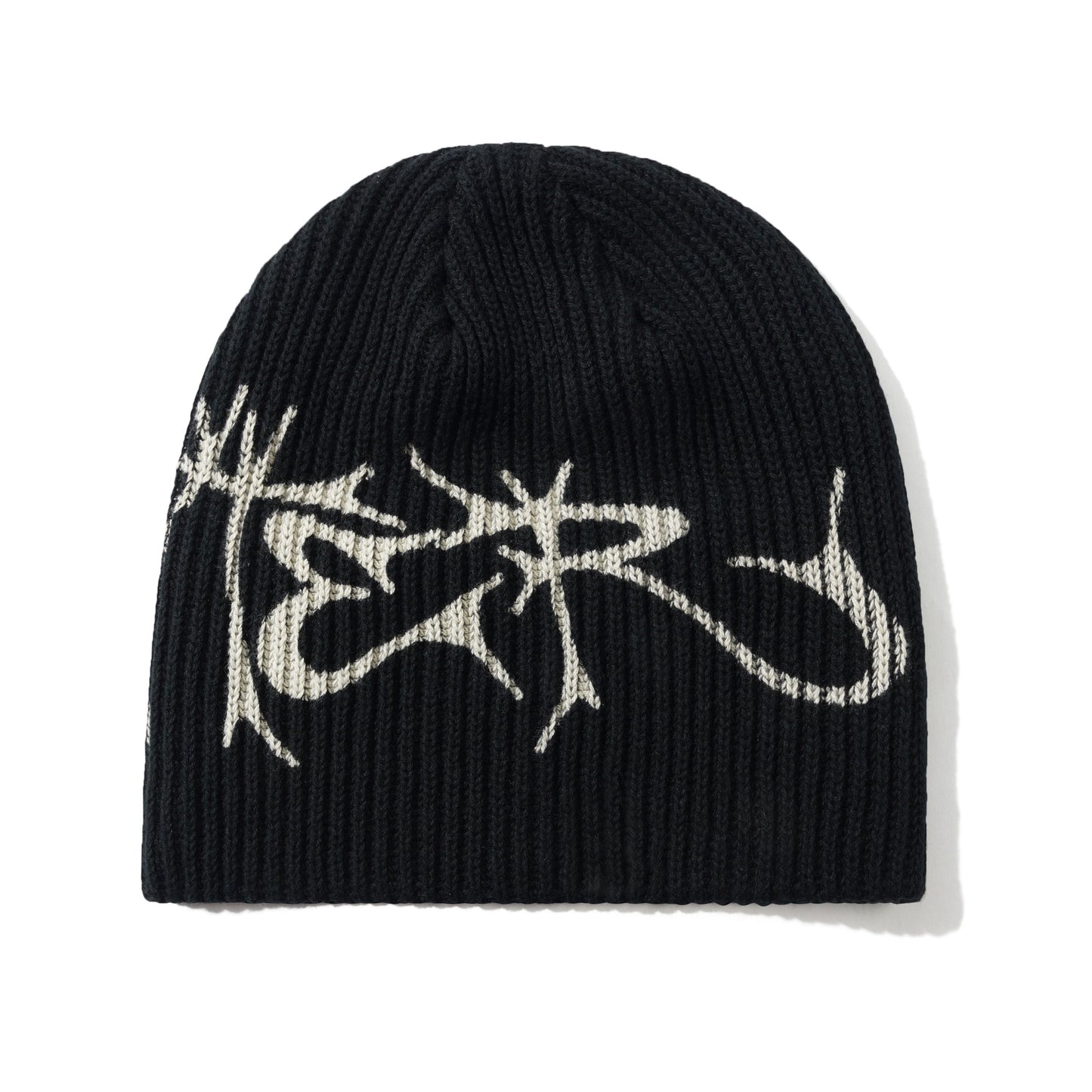 Butter Goods Scrawling Skully Beanie - Black