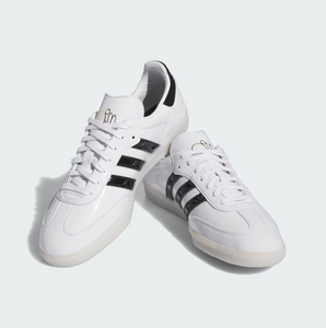 Adidas Dill Samba Patent Leather - White/Black